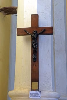 Zanzibar, Tanzania - July 18, 2017: dr. Livingstone cross in Zanzibar city Tanzania