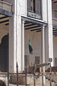 Zanzibar, Tanzania - July 18, 2017: Makumbusho Huu national museum in Zanzibar, Tanzania.