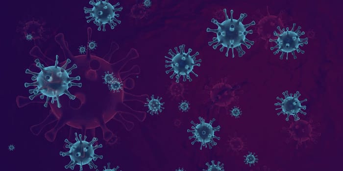 Germs Background as a Science Creative Concept Art