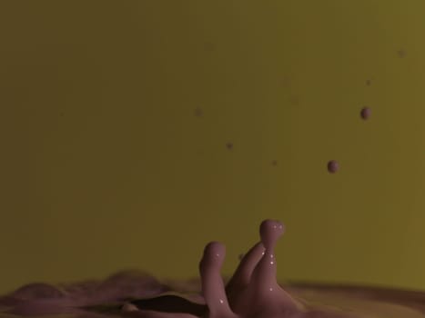 Liquid drops splash abstract colors different ways funds