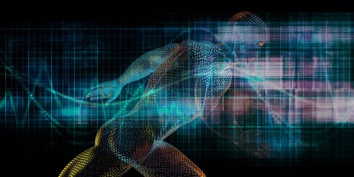 Medical Technology Background as a Art Concept