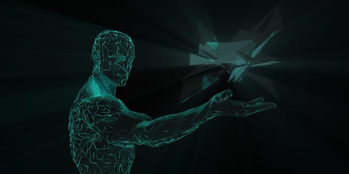 Empowered By Technology Solutions and Software Concept