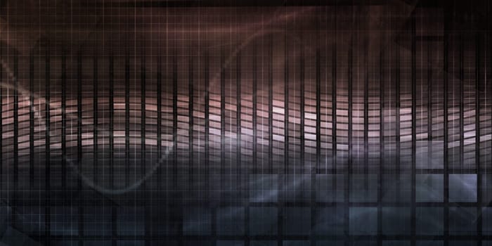 Futuristic Background with Moving Web Data Technology Concept