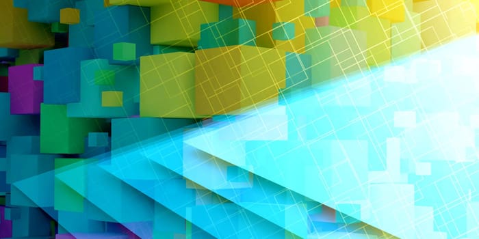 Futuristic Technology Background And Visual Data Of The Future