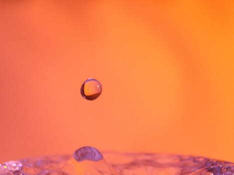 Abstract Colors colliding drops different fluids funds forms