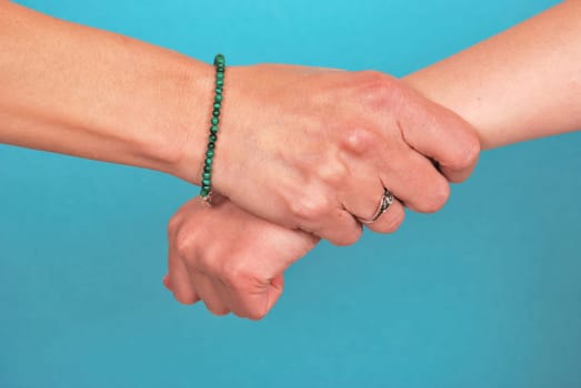 Shaking hands