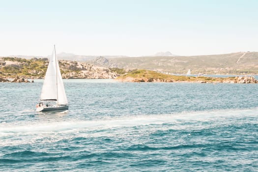 Mediterranean sailing in La Maddalena - Sardinia - Italy