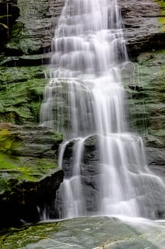 Tintagel Haven beach waterfall - Tintagel, Cornwall, United Kingdom
