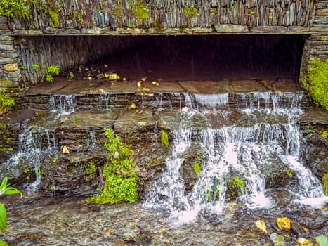 River Valency cascade in Boscastle, Cornwall, United Kingdom