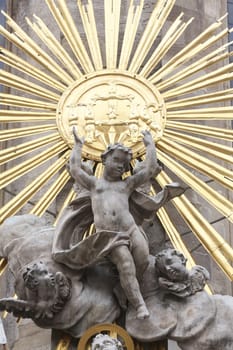 Angel on St. Stephen’s Cathedral in Vienna, Austria