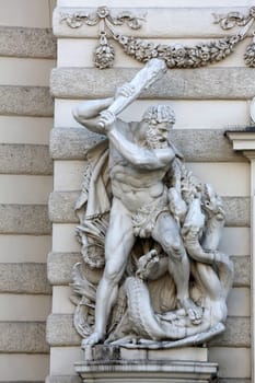 Hercules fighting the Hydra, Hofburg, Vienna in Vienna, Austria