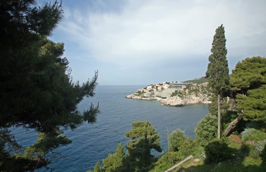 Dubrovnik, Croatia. Popular travel destination in Adriatic sea.