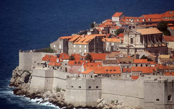 Dubrovnik, Croatia. Popular travel destination in Adriatic sea.