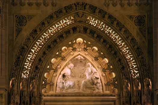 Entrance portal of the Zagreb cathedral