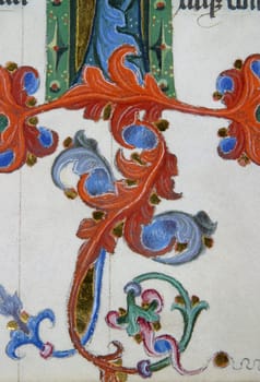 Close up of old Holy Bible book