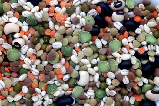 Mix of  beans and lentils