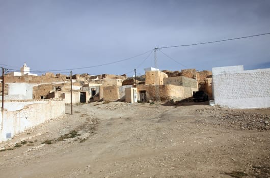 An Arab village of Matmata in Southern Tunisia, Africa