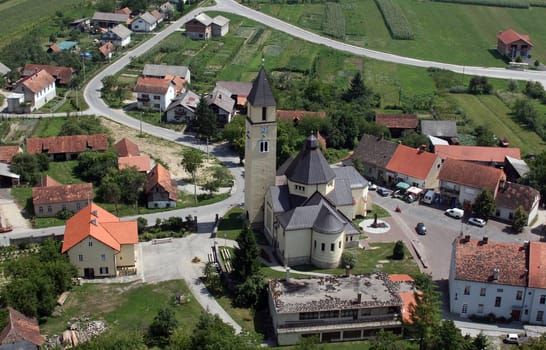 Parish church of the Holy Trinity in Krasic, Croatia