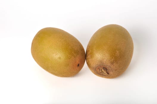 Kiwi gold on a white background