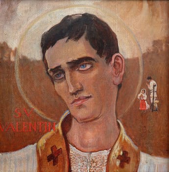 Saint Valentine, Parish church of the Holy Trinity in Krasic, Croatia