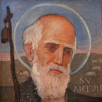 Saint Anthony the Great, Parish church of the Holy Trinity in Krasic, Croatia