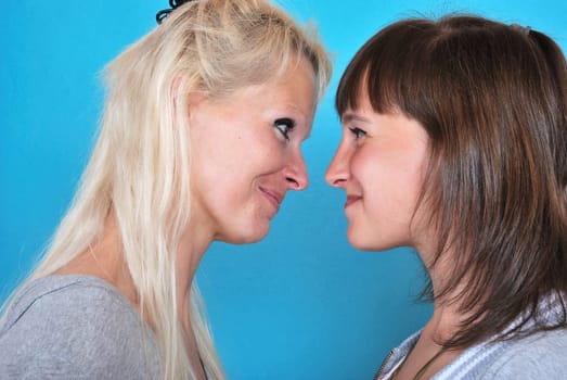 Complicity between mother and daughter