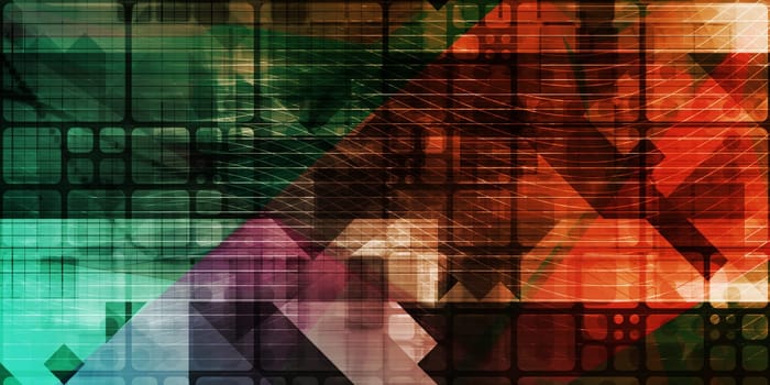 Business and Future Technology Concept Abstract Background
