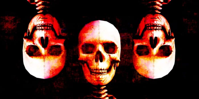 Horror Movie Concept Background with Budget Halloween Poster