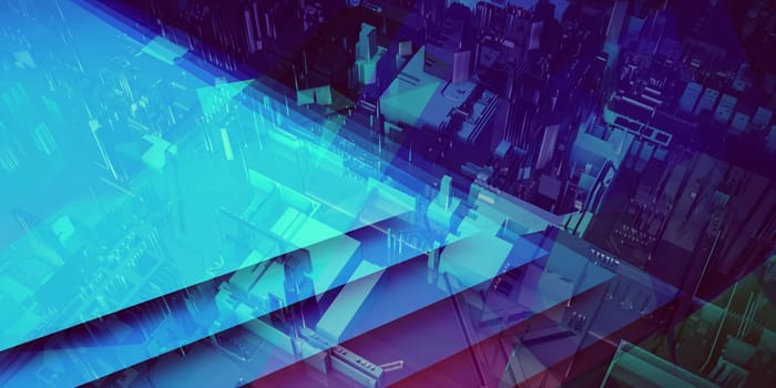 New Future Technology Concept Abstract Background For Business
