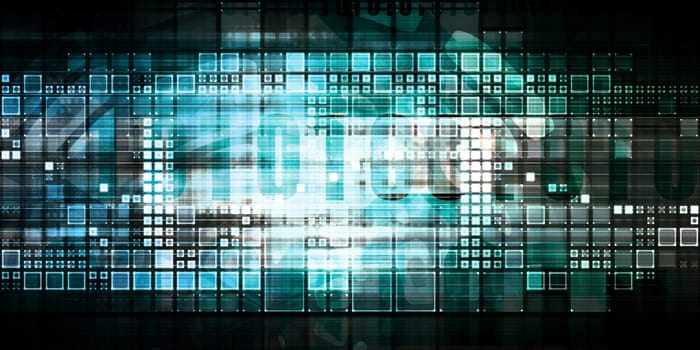 Futuristic Technology Portal with Digital Disruptive Technologies