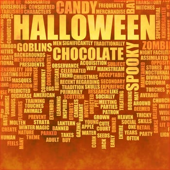 Halloween Abstract Background for Celebration and Party