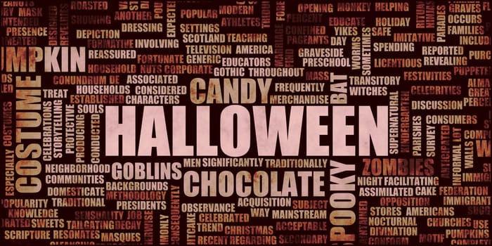 Halloween Background as a Marketing Advertisement Invitation Art