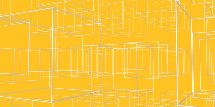 Technology Abstract with Futuristic Lines and Data