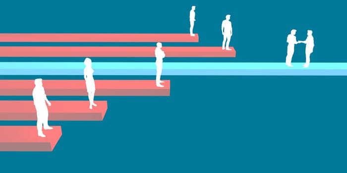 Business Growth Progress and Success and Corporate Background