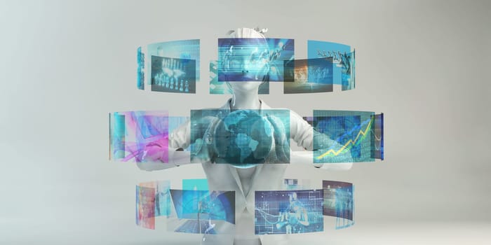 Cyber Interface Smart Technology of the Future as Concept