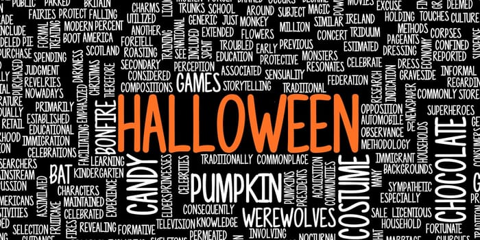 Halloween Background as a Marketing Advertisement Invitation Art