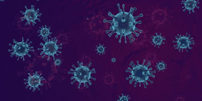 Bacteria Background as a Science Creative Concept Art