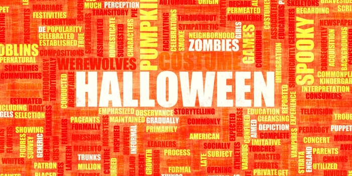 Halloween Background as a Marketing Advertisement Invitation Art