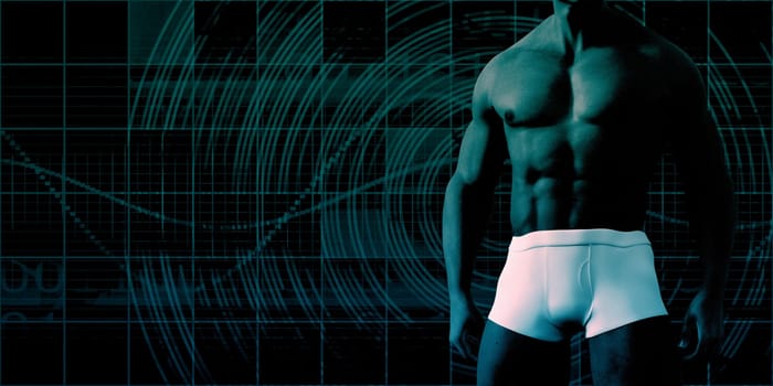 Athletic Training Data with Fit Man Excersing