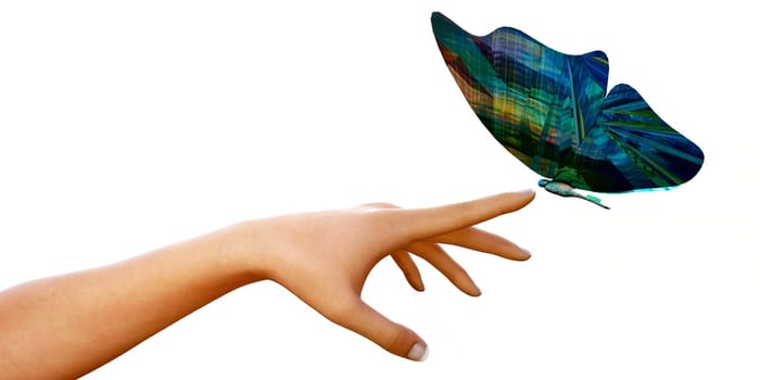Digital Innovation Futuristic Technology Transform and Evolution Concept