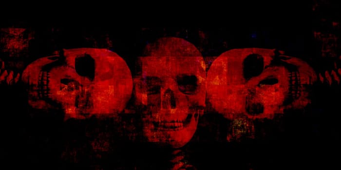 Horror Movie Concept Background with Budget Halloween Poster
