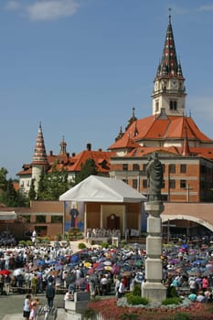 Fest of Assumption, Basilica Assumption f the Blessed Virgin Mary, Marija Bistrica, Croatia