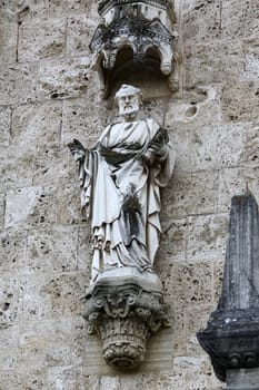 Saint Peter, basilica Assumption of the Virgin Mary in Marija Bistrica, Croatia