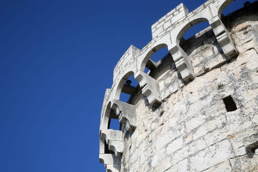 Stone fort in Korcula, Croatia