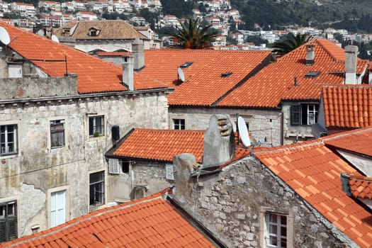 Red roofs of Dubrovnik