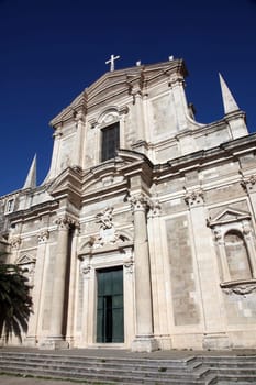 Jesuit church of St. Ignatius, Dubrovnik, Croatia