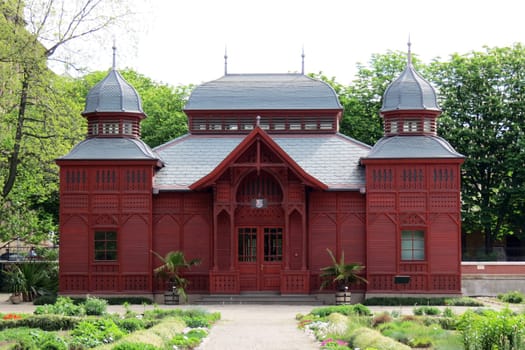 Pavillion in Zagreb botanical garden