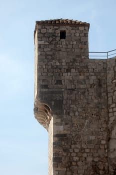 Stone fort in Dubrovnik