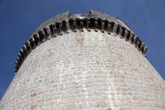 Stone fort in Dubrovnik