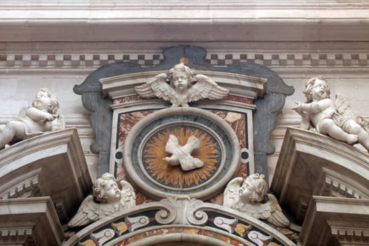 Holy Spirit Bird, detail of the altar, Dubrovnik cathedral